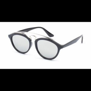 Mirrored Circular Sunglasses - Unisex